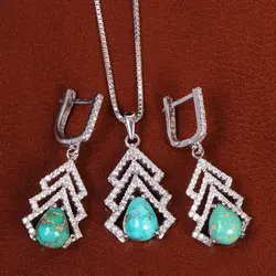 نیم ست فیروزه زنانه کد 21056