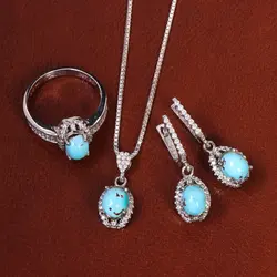 نیم ست فیروزه زنانه کد 21049