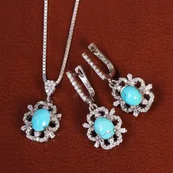 نیم ست فیروزه زنانه کد 21047