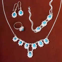 سرویس فیروزه زنانه کد 21140