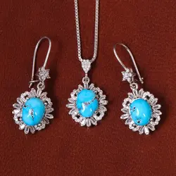 نیم ست فیروزه زنانه کد 21160