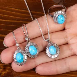 نیم ست فیروزه زنانه کد 21208