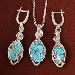 نیم ست فیروزه زنانه کد 21262