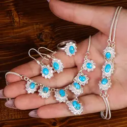 سرویس فیروزه زنانه کد 21737