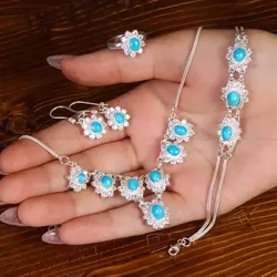 سرویس فیروزه زنانه کد 21736