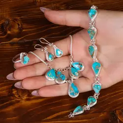 سرویس فیروزه زنانه کد 21732