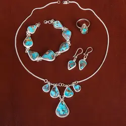 سرویس فیروزه زنانه کد 21731