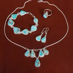 سرویس فیروزه زنانه کد 21728