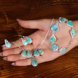 سرویس فیروزه زنانه کد 21728