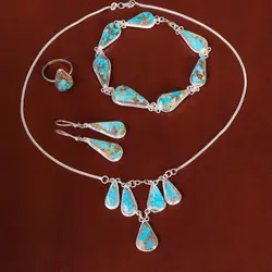 سرویس فیروزه زنانه کد 21725