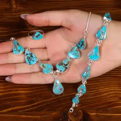 سرویس فیروزه زنانه کد 21724