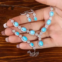 سرویس فیروزه زنانه کد 21744