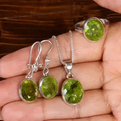 نیم ست زبرجد زنانه کد 22101