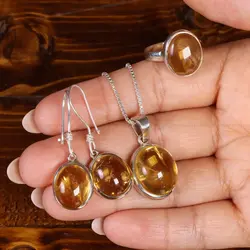 نیم ست سیترین زنانه کد 22094