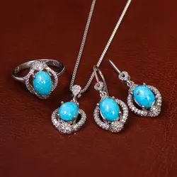 نیم ست فیروزه زنانه کد 23321