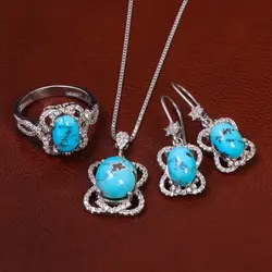 نیم ست فیروزه زنانه کد 23304