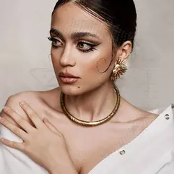 طوق برنج هندی لوله ای