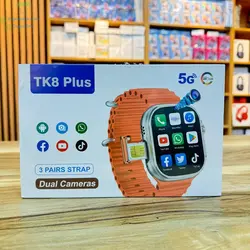 ساعت سیم کارت خورو دوربین دار مدل TK8 Plus 5G