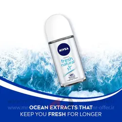 رول ضدتعریق نیوآ مدل Fresh Natural حجم 50 میلی لیتر