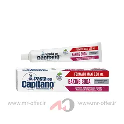خمیر دندان پاستا دل کاپیتانو مدل baking soda حجم 100 میلی لیتر