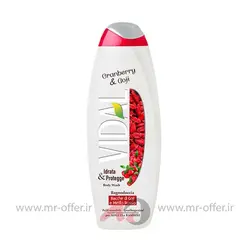 شامپو بدن ویدال مدل cranberry & goji حجم 500 میلی لیتر