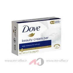 صابون  داو مدل beauty cream وزن 90 گرم