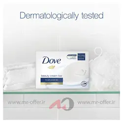 صابون  داو مدل beauty cream وزن 90 گرم
