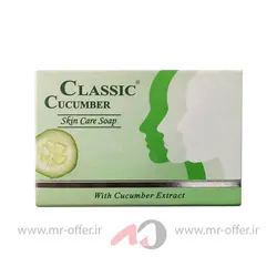 صابون کلاسیک مدل خیار وزن 85 گرم