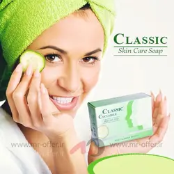 صابون کلاسیک مدل خیار وزن 85 گرم