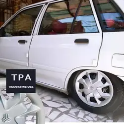قالپاق پراید برند TPA طرح ساینا سایز 13 اینچ بسته 4 عددی