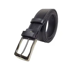 کمربند چرم طبیعی دولایه گاوی با سگک میخی K40L3M