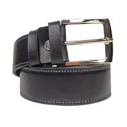 کمربند چرم طبیعی دولایه گاوی با سگک میخی K40L3M