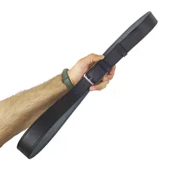 کمربند چرم طبیعی دولایه گاوی با سگک میخی K35L2M4