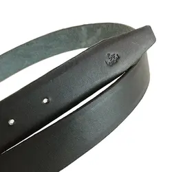 کمربند چرم طبیعی دولایه گاوی با سگک پلاکی K35L2PB1