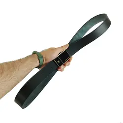 کمربند چرم طبیعی دولایه گاوی با سگک پلاکی K35L2PB4