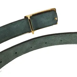 کمربند چرم طبیعی دولایه گاوی با سگک پلاکی K35L2PB4