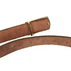 کمربند چرم طبیعی دولایه گاوی با سگک پلاکی K35L2PB4