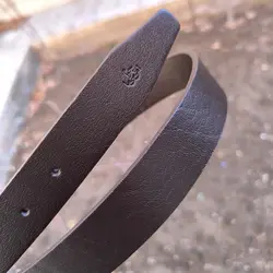 کمربند چرم طبیعی دولایه گاوی با سگک پلاکی K35L2PA7