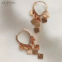 گوشواره آویز پولک لوزی ژوپینگ