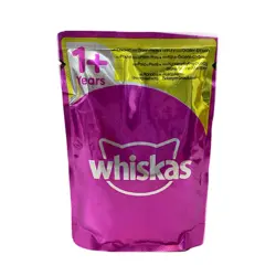 پوچ گربه بالغ ویسکاس طعم مرغ و نخود سبز