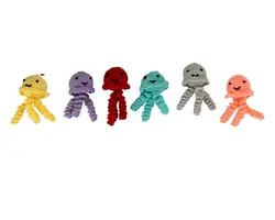 عروسک بافتنی گربه طرح هشت پا زاریکس