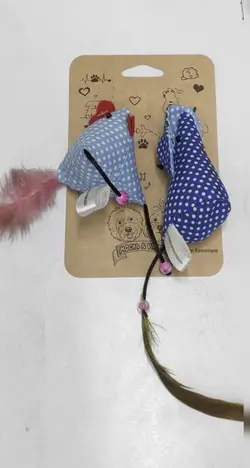 اسباب بازی گربه عروسک2عددی برند موکا و وانیل