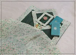 ست عبادت مخمل طرح گلناز