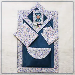 ست عبادت مخمل طرح نسیم