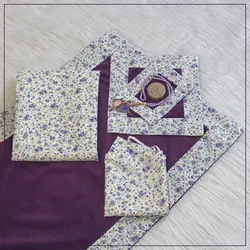 ست عبادت مخمل پرنیان طرح نسیم