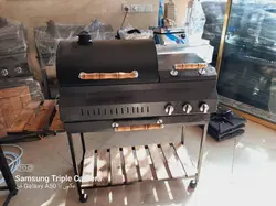 باربیکیو گازی زغالی پلوپزدار 100 سانت