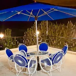 چتر سایبان ویلایی پایه وسط و کنار