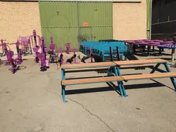 میز و نیمکت پارکی