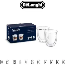 لیوان دوجداره دلونگی سایز کاپوچینو