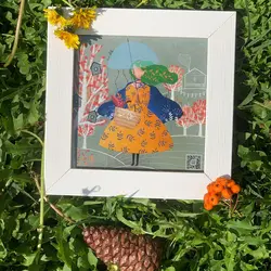 قاب موزیکال دختر پاییز